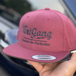 OG Tint Gang Fitted Snapback Maroon